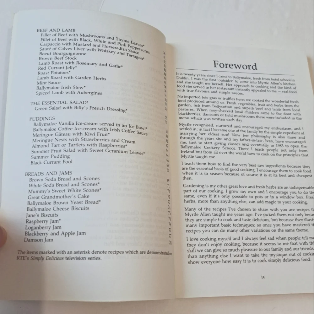 Simply Delicious Irish Cookbook By Darina Allen